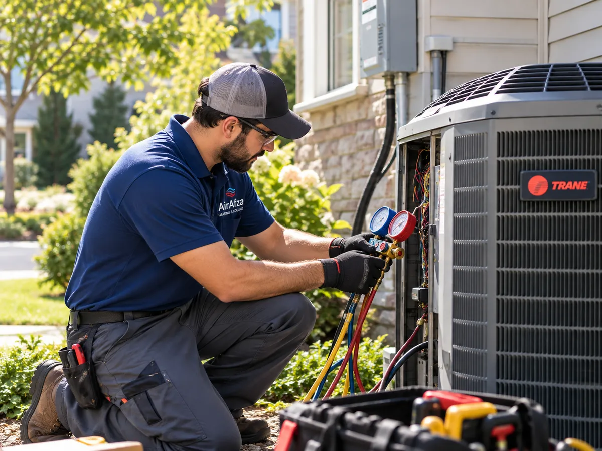 AirAfza HVAC service in Silver Spring, MD